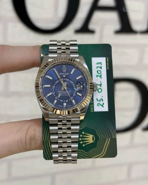 ROLE_X SKY DWELLER AUTOMATIC SILVER BLUE
